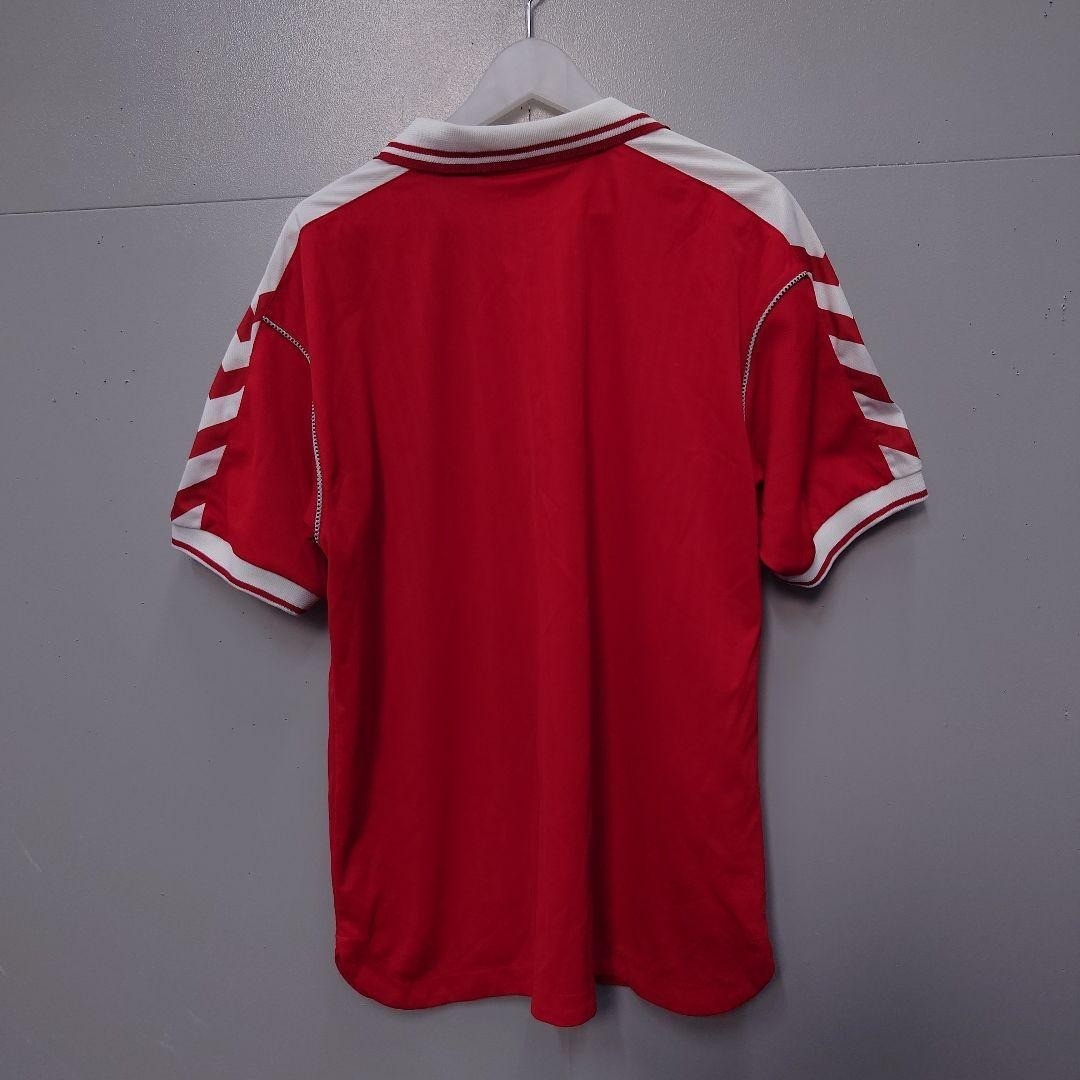 ウェア 1998 Denmark  kit Hummel 90s Official Vintage Jersey 1998-2000 Denmark National Team