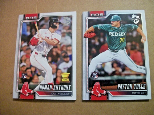 2026 TOPPS SERIES 1 - BOSTON RED SOX TEAM SET (15 CARDS WITH ROMAN ANTHONY RC)