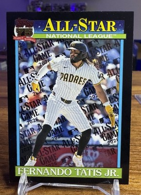 2026 Topps Series 2 Fernando Tatis Jr. /10 1991 All-Stars Black Parallel 91AS-36