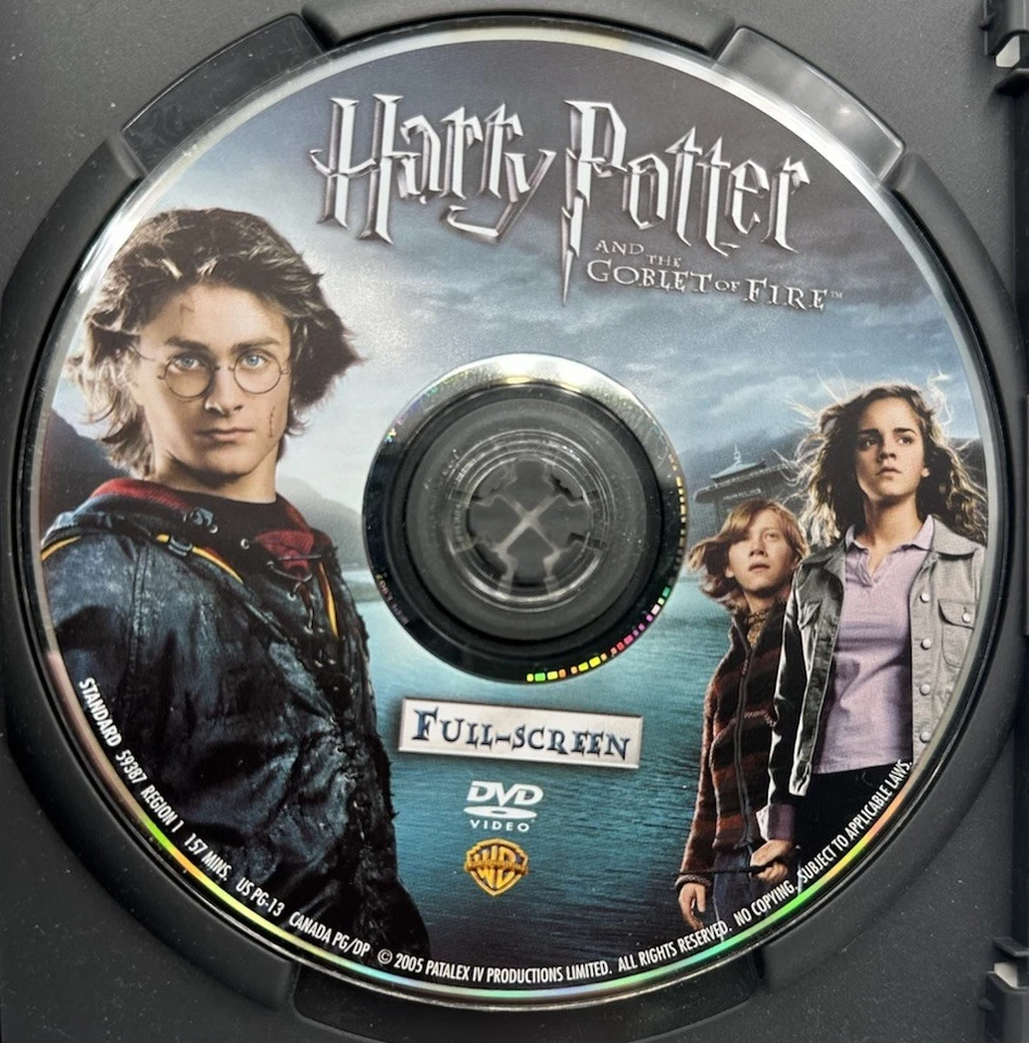 Harry Potter And The Goblet Of Fire DVD Widescreen Edition Daniel Radcliffe 2006 - Image 3 of 3