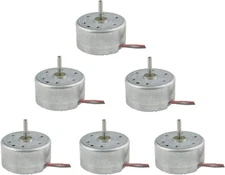 CHANCS Micro DC Motor Hobby 300 3V-6V 2500RPM 300 6PCS 