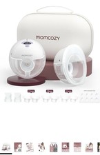 Momcozy S12 9-Levels Double Wearable Breast Pump - White