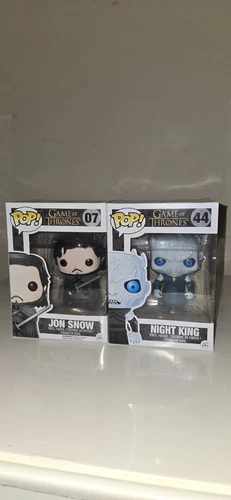 Game of Thrones - Funko pop! - Jon Snow #07 &  Night King #44