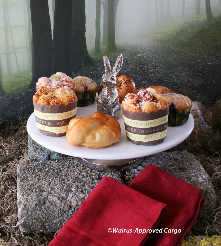 SOPORTE REDONDO PARA CUPCAKES BUNNY -NUEVO- AÑADE UN POCO DE BUEN ESTILO A TU MESA DE PRIMAVERA Foto 2 de 4