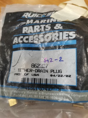 QuickSilver Tether-Drain Plug 862827