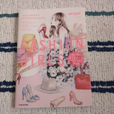 miya Fashion Illustration Book Fashion Girls (Art Book) JAPAN 