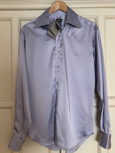 Camisa morada Tom Ford para hombre talla 39/15,5/mediana - Imagen 6 de 7