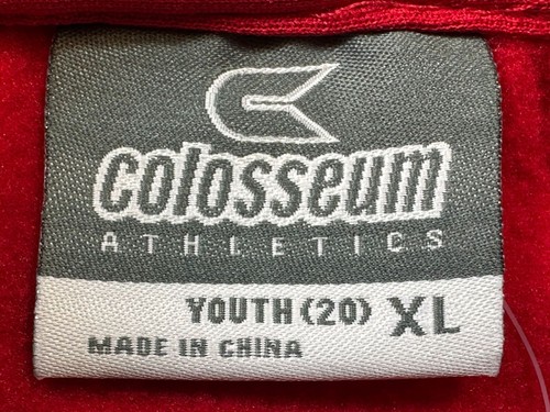 Colosseum Youth NC State Wolfpack Wrangler Pullover Hooded Sweatshirt-Red, XL 20 - Bild 10 von 11