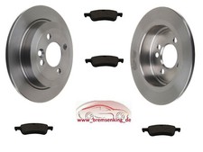 Bremsen SET Bremsscheiben Ø258mm + Bremsbeläge HINTEN Toyota Corolla E12 