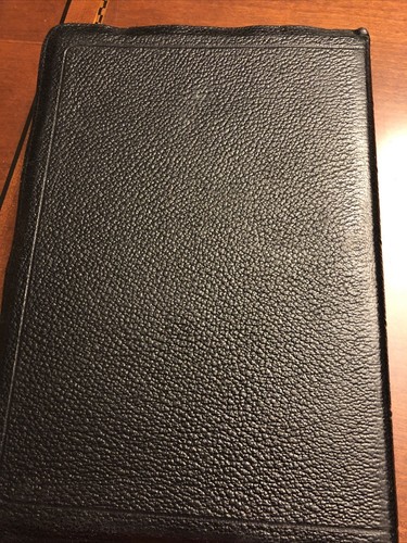 HOLY BIBLE - KJV - Black Genuine Leather, Red Letter, WORLD - Foto 3 di 15