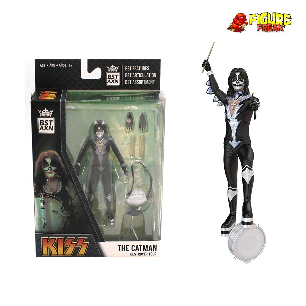 The Loyal Subjects BST AXN Kiss Destroyer Tour Catman Peter Criss 5" Figure