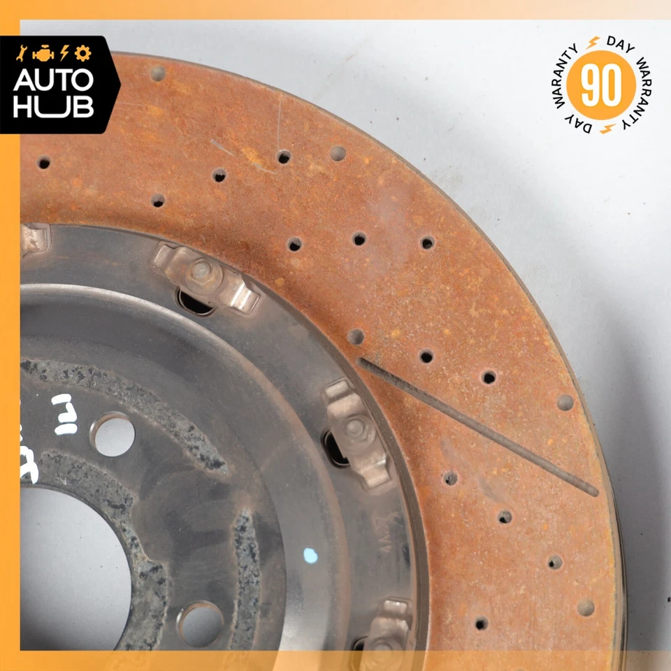 07-11 Juego de discos rotores de freno delanteros izquierdo y derecho mercedes r171 slk55 clk63 amg fabricante de equipos originales Foto 3 de 4