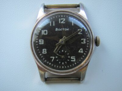 Seltene alte Vintage sowjetische mechanische Herrenuhr WOSTOK Star UdSSR 50er Jahre