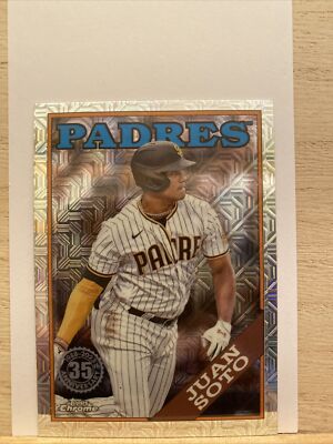 JUAN SOTO 2023 TOPPS CHROME SILVER PACK 1988 MOJO REFRACTOR #T88C-30  