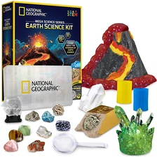 NATIONAL GEOGRAPHIC Earth Science Kit - over 15 Science Experiments for Kids