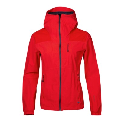 Halti Pallas II X-Stretch Jacket Women Softshell Jacket with Hood Flame Red