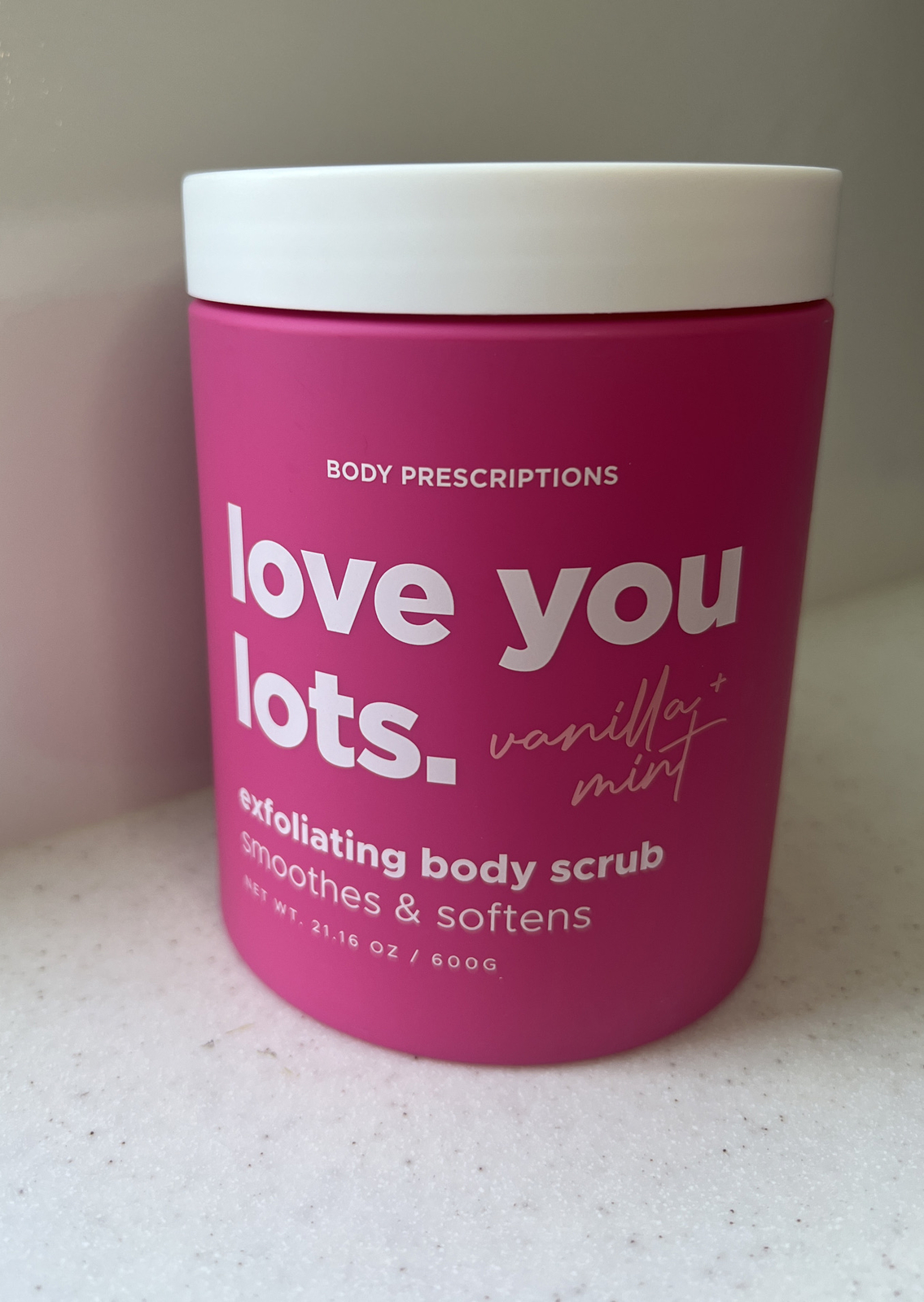 Body Prescriptions Love You Lots Vanilla Mint Body Scrub 21.16 Oz