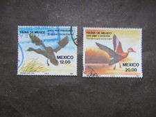 Meksyk 1984 Mi-Nr MX 1893 - 1894 Fauna Of Mexico 6a. Seria kaczki kaczki stemplowane