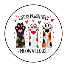 cute cat stickers envelope seals labels tags