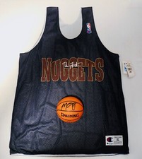 DANNY FORTON & MARCUS CAMBY AUTOGRAPHED PRACTICE JERSEY & MINI BASKETBALL LOT!