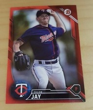 2016 Bowman Draft BD-134 Tyler Jay Red Paper Parallel #1/5 Minnesota Twins