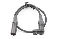 Generic XLR Right Angle Male to XLR Female 24 Inch Microphone Cable EACH