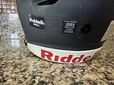 Riddell Speed FLEX Football Helmet Matte Blue w/ White