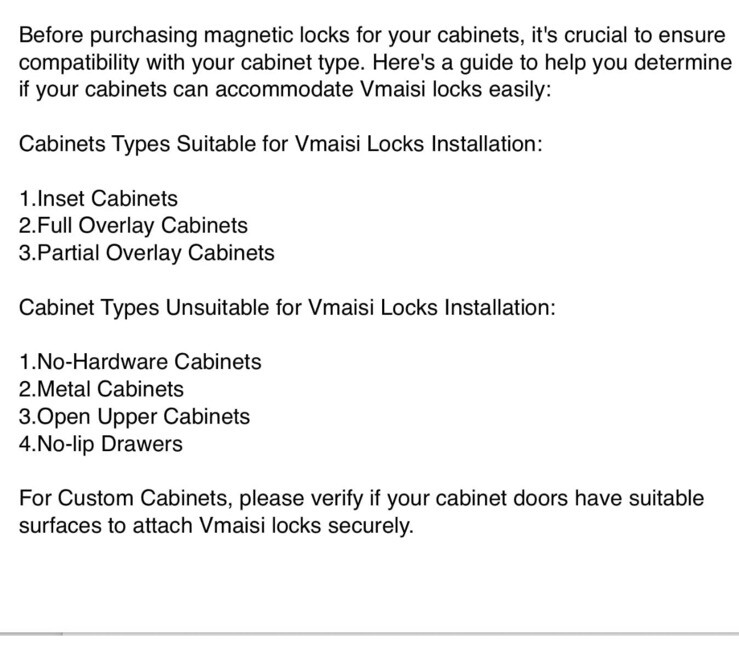 20 Pack Drawer Locks Child Baby Proofing Vmaisi
