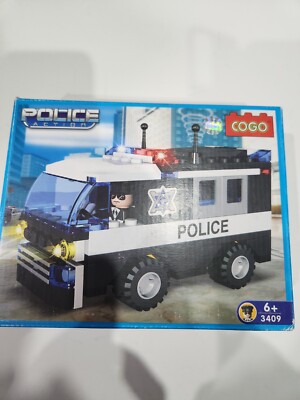 Brand New COGO Police Action Blocks Building Set for Kids Ages