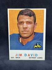 1959 Topps card #143 Jim David Lions 2