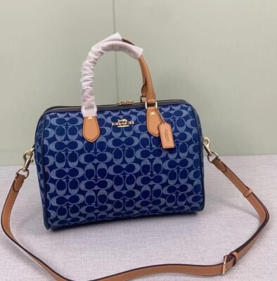 COACH Rowan Large Satchel Bag Signature Canvas CY699