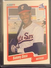 *RARE ERROR* 1990 Fleer - #548 Sammy Sosa (RC) 