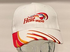 Fresno Heat Wave CA  ABA Basketball Team Defunct Fitted S/M RARE Hat  NEW