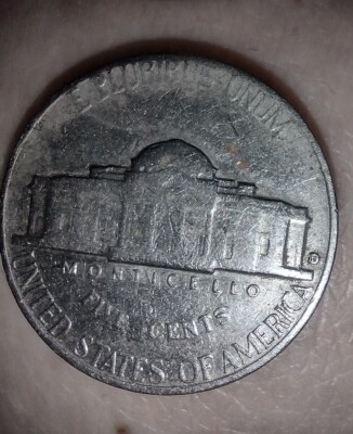 1964 D Jefferson Nickel Error Reverse Double Die Mint Mark | eBay