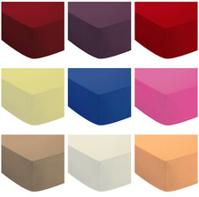 Lenzuola da letto profonda 25 cm 100% policotone doppia taglia king size singola 