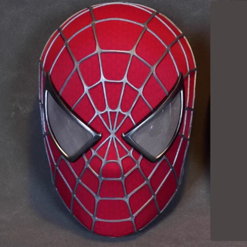 Movie Spider-Man Tobey Maguire Cosplay Mask Full Face Halloween Customized Props - Image 2 of 4