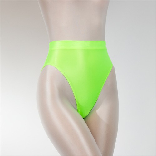 Women Men Silky Shiny Satin Glossy Wet Look Knickers Briefs Underwear Panties U↷ - Picture 18 of 21