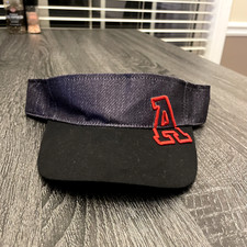 Black Sun Visor Hat With A Letter, Snapback Adjustable