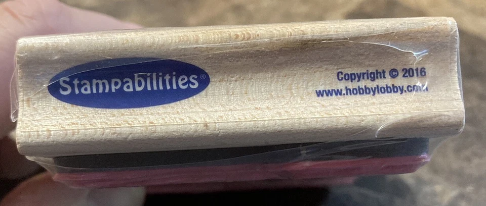 Juego de 3 utensilios para hornear Stampabilities: cuchara batidor espátula estampillas de goma NUEVO Foto 4 de 4