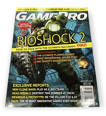 JULY 2009 GAMEPRO video game magazine - BIOSHOCK 2 | eBay