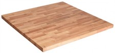 Kitchen Wood Butcher Block Countertop Unfinished Birch 36x36x1.5 Natural Finish