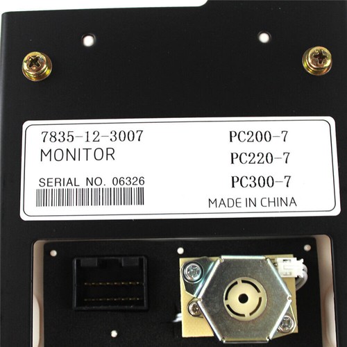 PC-7 Monitor For Komatsu Excavator PC200-7 PC300-7 Display Panel 7835-12-1005 - Picture 4 of 5