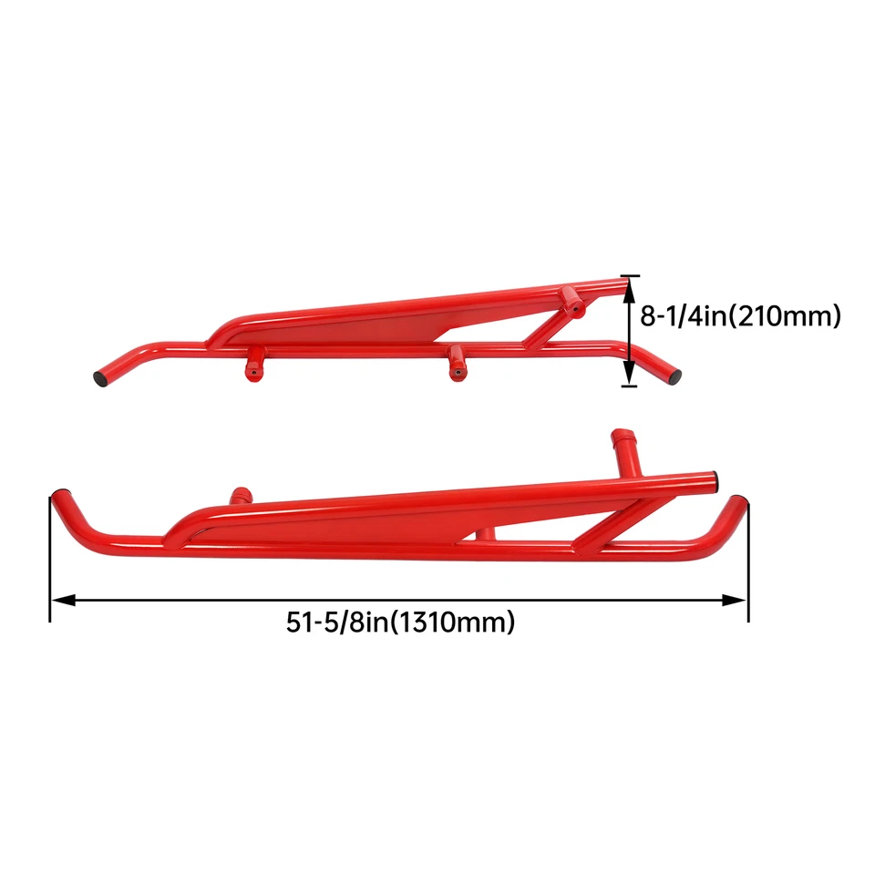 Боковые силовые пороги ползунки 2-дверные для деревьев Can Am Maverick X3 2017-2024 - Изображение 2 из 4