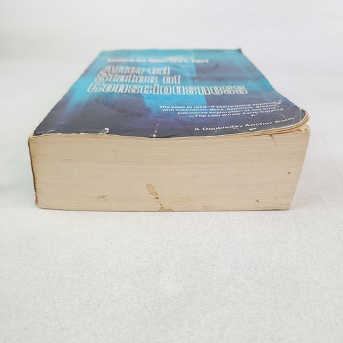 Altered States of Consciousness, Charles T Tart, 1972 Doubleday Anchor Paperback - Picture 12 of 12