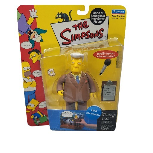 The Simpsons Kent Brockman World of Springfield Series 5 NIB ...