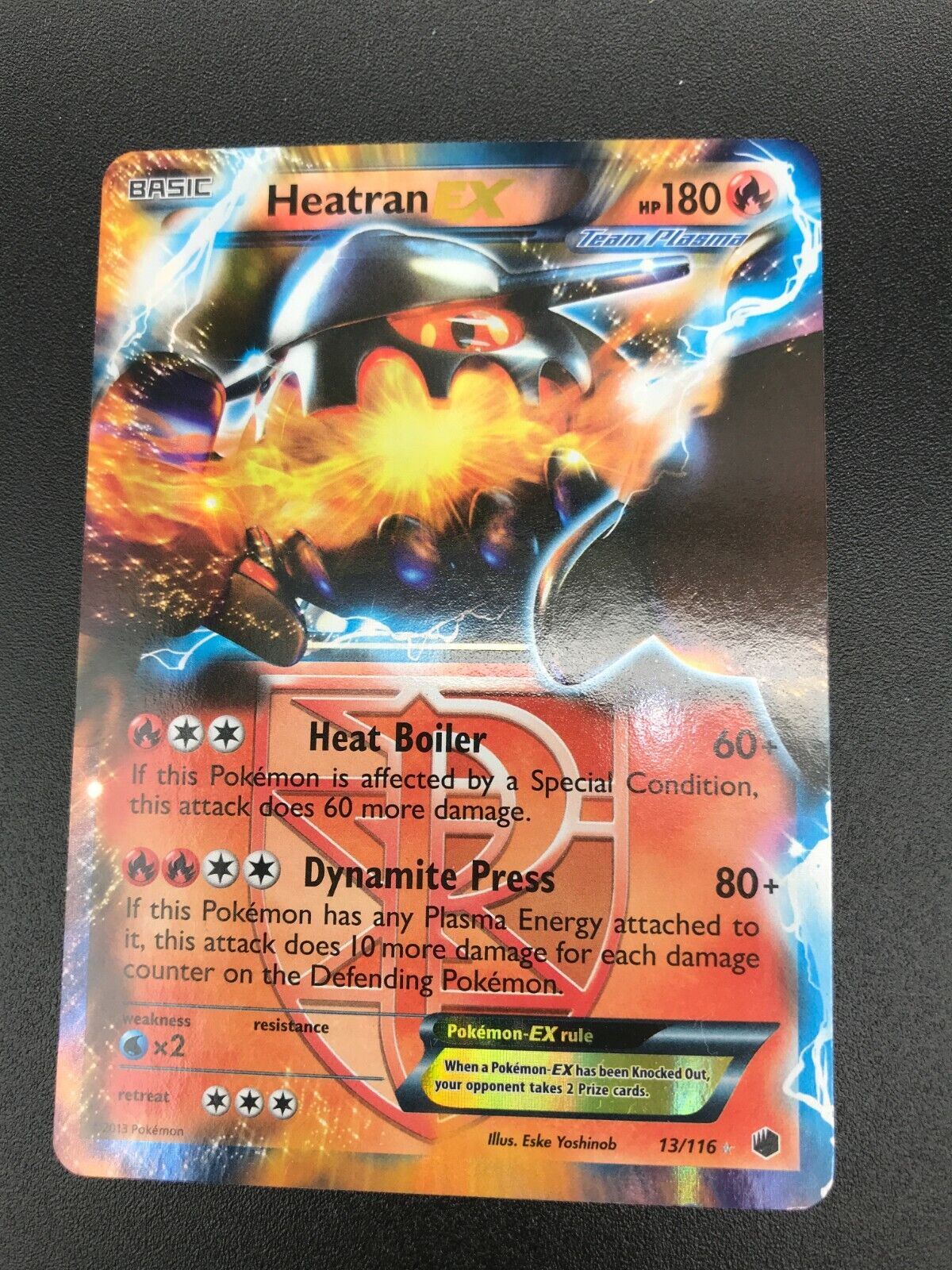 Pokemon Heatran Holofoil Força Fantasma Frete Incluso