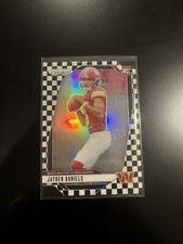 2024 Panini Prizm - Rookies Black & White Checker Prizm #347 Jayden Daniels (RC)