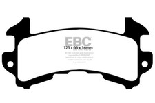 Pastiglie freno anteriori EBC Yellowstuff per Chevrolet Camaro (3a generazione) 2.8 (82 > 89)