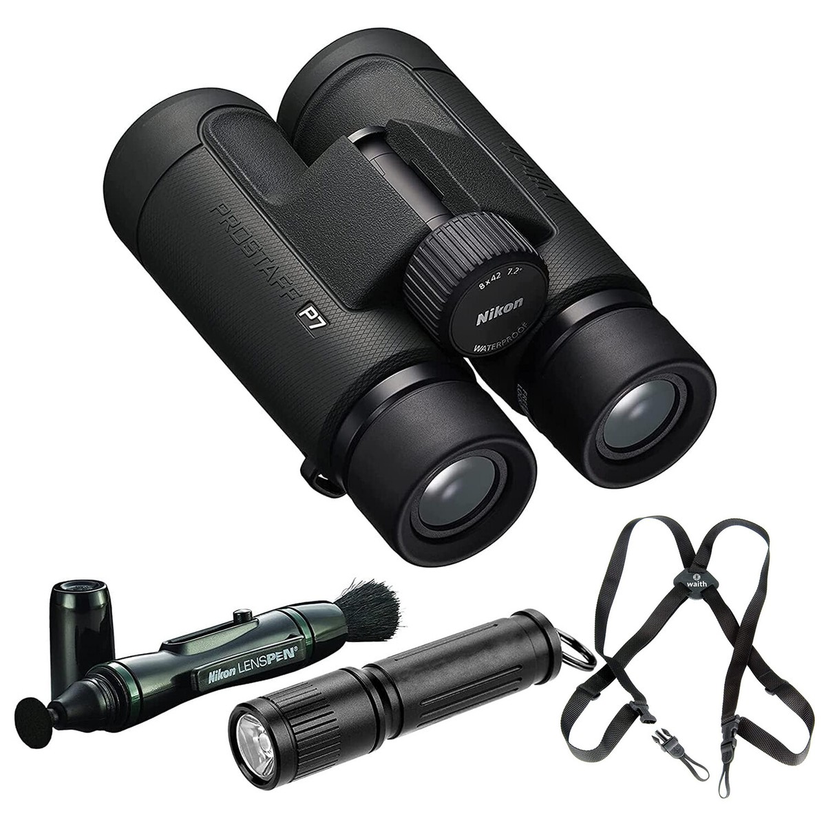 Nikon PROSTAFF P7 8x42 Waterproof Binocular Harness Strap