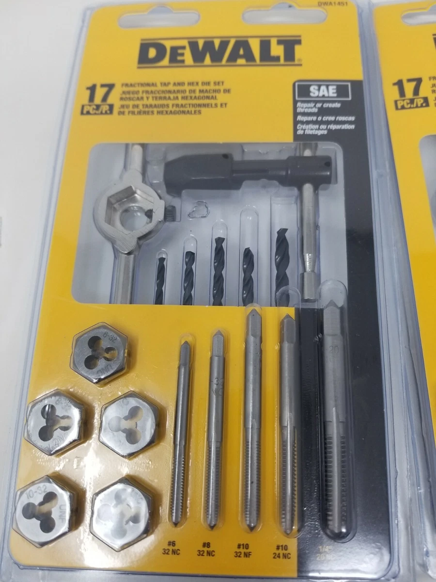 Dewalt fractional tap and die set dwa deals